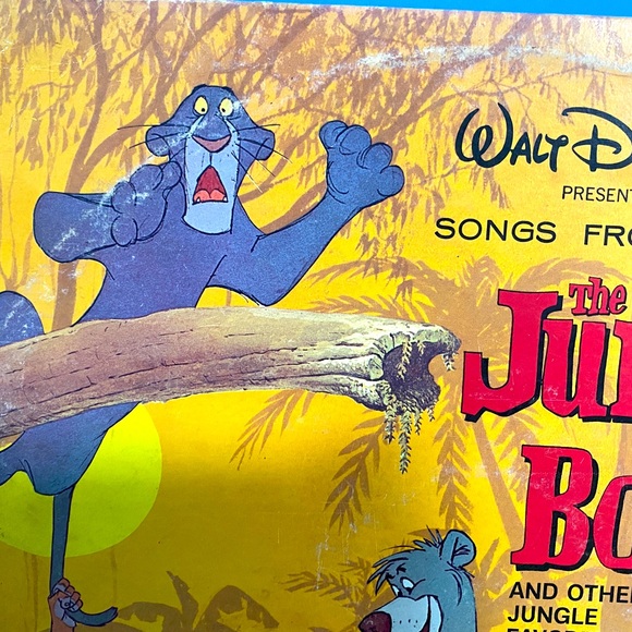 WALT DISNEY PRESENTS SONGS FROM THE JUNGLE BOOK DISNEYLAND VINYL RECORD 1967 - Picture 5 of 16